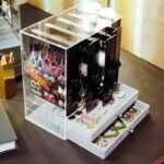 Large Transparent Jewellery Storage Box with Dust proof Design