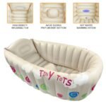 Inflatable Baby Bath with Heat Sensor for Travel
