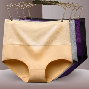 Women's High Waist Cotton Briefs