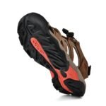 Men's Leather-Style Outdoor Sandals for Hiking & Casual Wear