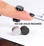 Men's Magnetic Crystal No-Pierce Stud Earrings