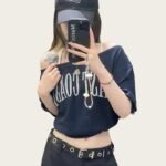 Women's Retro Off-Shoulder Loose Fit T-Shirt