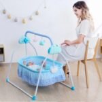 Smart Electric Baby Cradle Bed with Gentle Rocking