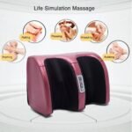 Heated Shiatsu Foot & Calf Massager with Rollers