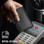 Men's Slim RFID Wallet with Coin Pocket & Card Slots