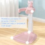 Adjustable Baby Bath Support Stand with Non-Slip Base