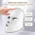 Rechargeable LED Facial Mask for Home Skincare