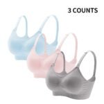 Seamless Maternity Nursing Bra Wireless Support