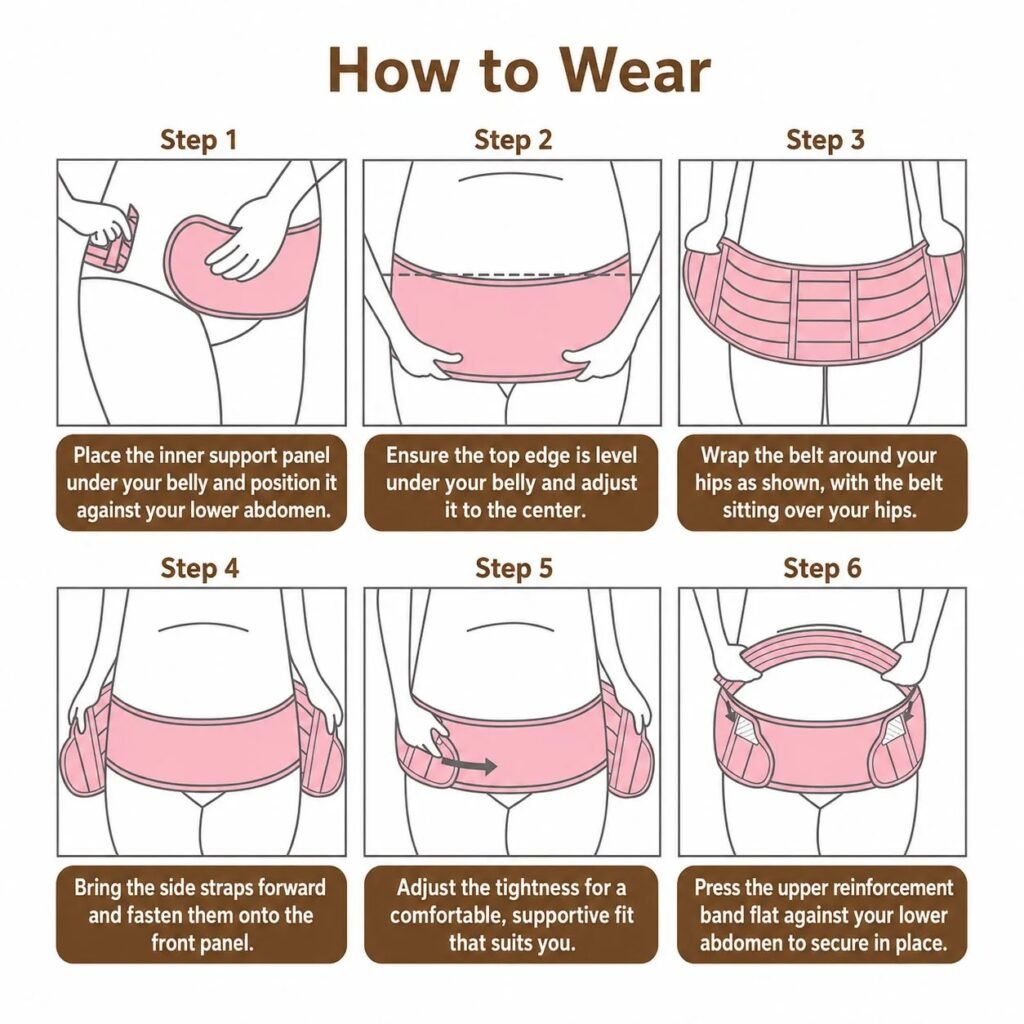 Adjustable Pregnancy Belly Support Belt for Maternity