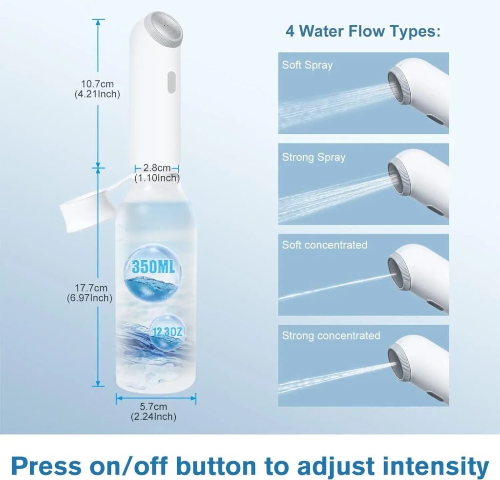 Portable Electric Bidet Sprayer with Water Bottle