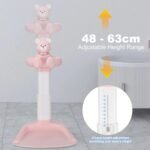 Adjustable Baby Bath Support Stand with Non-Slip Base