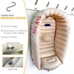 Inflatable Baby Bath with Heat Sensor for Travel