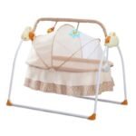 Smart Electric Baby Cradle Bed with Gentle Rocking