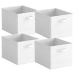 Foldable Fabric Storage Cubes with Handles for Home