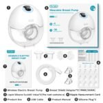 Hands-Free Wearable Electric Breast Pump with LED Display