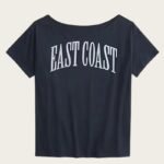 Women's Retro Off-Shoulder Loose Fit T-Shirt