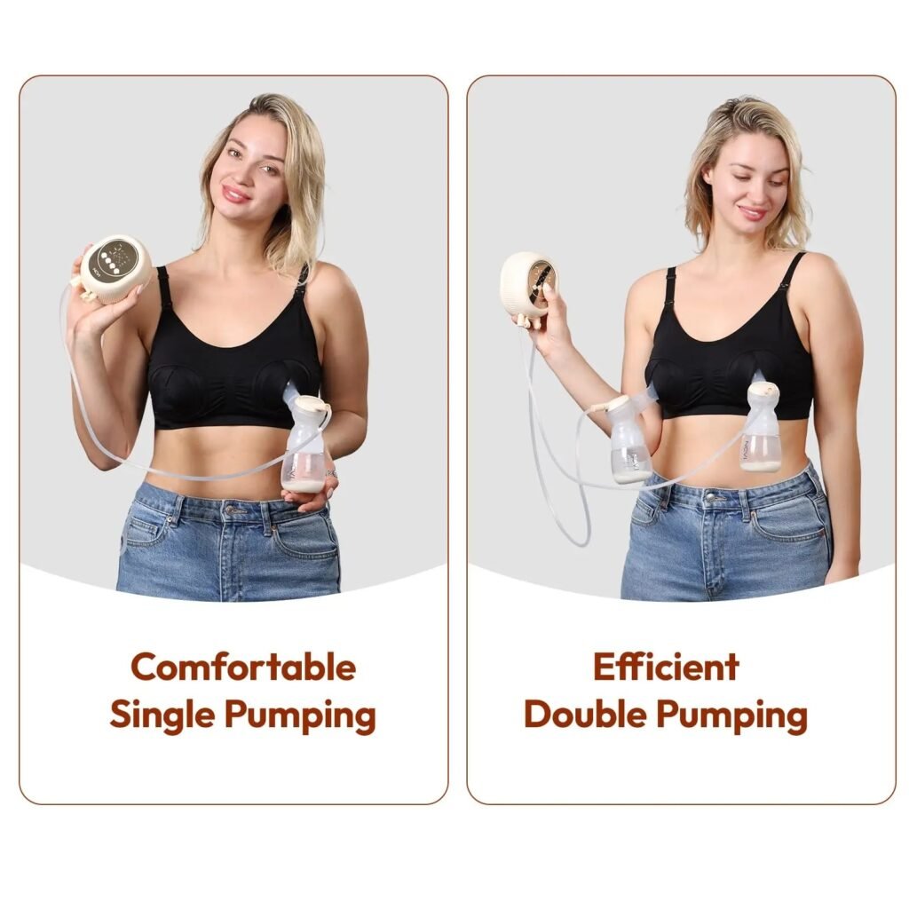 Double Electric Breast Pump with Adjustable Suction