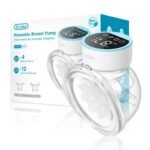 Hands Free Wearable Breast Pump with Quiet Operation