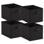 Foldable Fabric Storage Cubes with Handles for Home