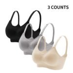 Seamless Maternity Nursing Bra Wireless Support