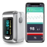 HealthTree Finger Pulse Oximeter with Bluetooth App