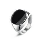 Men's 316L Stainless Steel Punk Signet Ring