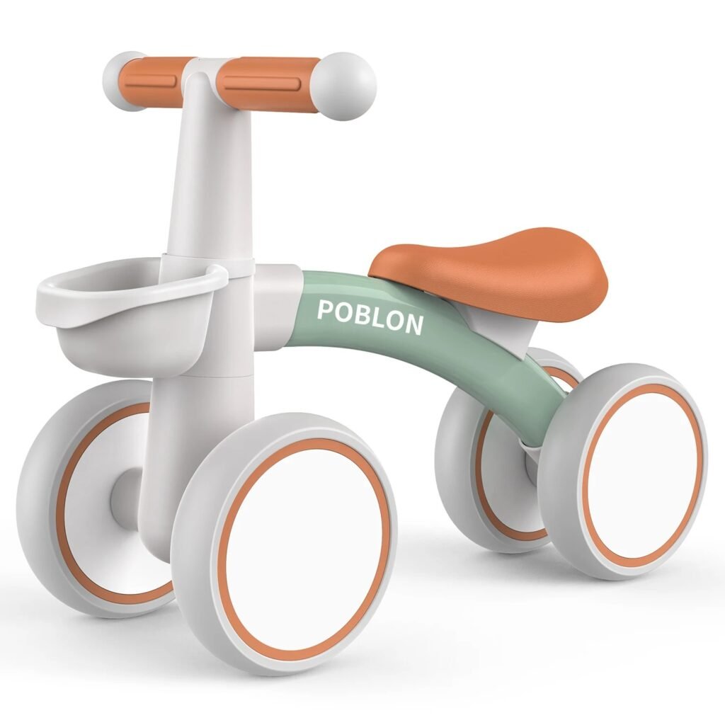 Four-Wheel Baby Walker Balance Bike for Toddlers