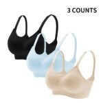 Seamless Maternity Nursing Bra Wireless Support