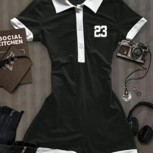 Women's Sleeveless Lapel Waist-Fit Short Jumpsuit