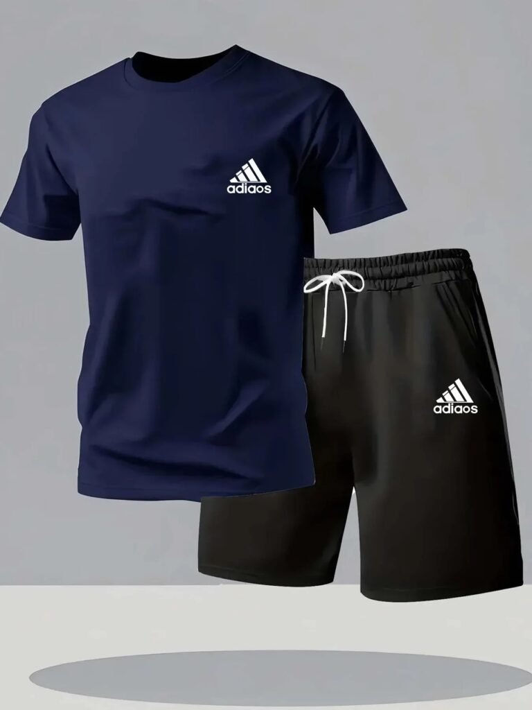 Men's Quick-Dry Sports T-Shirt and Shorts Set