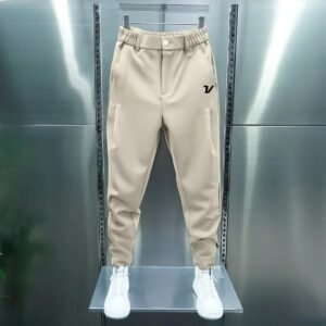 Men's Stretch Golf Trousers Slim Straight Fit