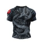 Men's Pink BJJ Rash Guard Short Sleeve Training Top