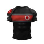 Men's Pink BJJ Rash Guard Short Sleeve Training Top