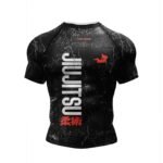 Men's Pink BJJ Rash Guard Short Sleeve Training Top