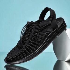 Men's Leather Roman Sandals for Summer
