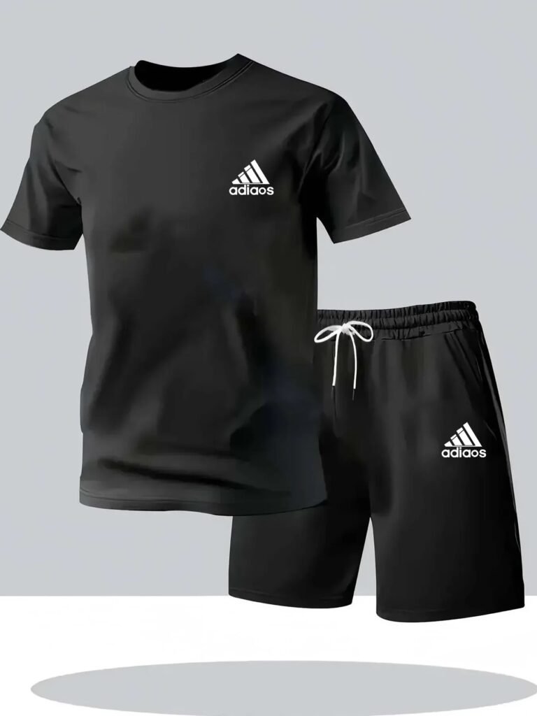 Men's Quick-Dry Sports T-Shirt and Shorts Set