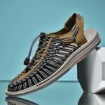 Men's Leather Roman Sandals for Summer