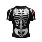 Men's Pink BJJ Rash Guard Short Sleeve Training Top