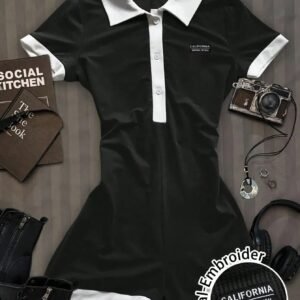 Women's Sleeveless Lapel Waist-Fit Short Jumpsuit