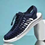 Men's Leather Roman Sandals for Summer