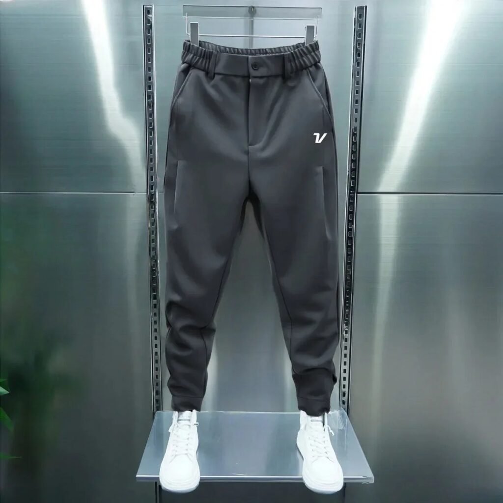 Men's Stretch Golf Trousers Slim Straight Fit