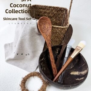 Natural Coconut Mask Bowl & Spa Skincare Set