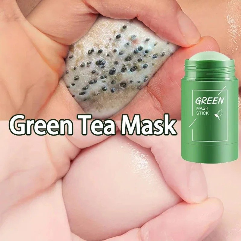 Green Tea Blackhead Clearing Solid Face Mask Green Tea Blackhead Clearing Solid Face Mask