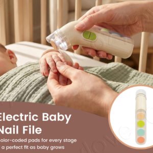 Electric Baby Nail Trimmer with LED Light