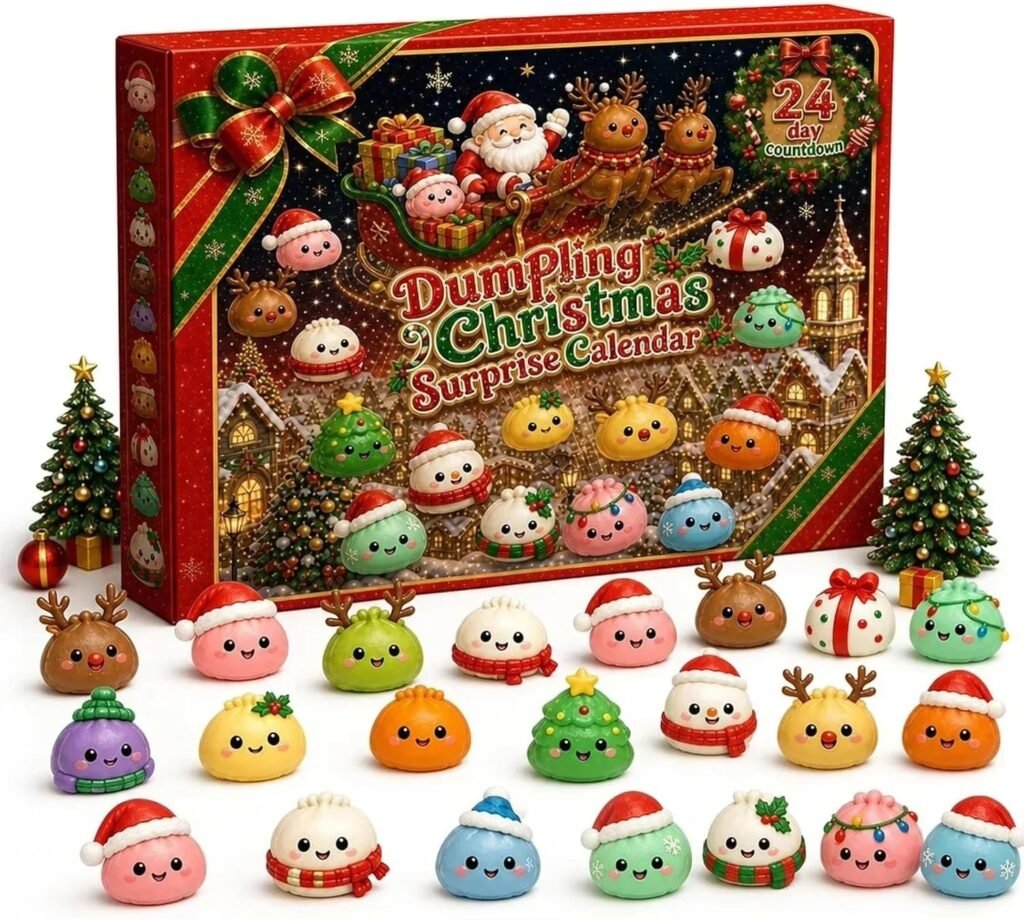 Christmas Advent Calendar with Squishy Fidget Toys