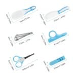 Baby Grooming Kit with Comb, Brush and Nail Clippers