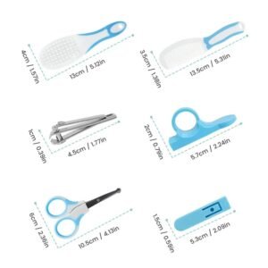 Baby Grooming Kit with Comb, Brush and Nail Clippers