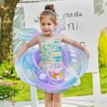 Mermaid Toddler Pool Float for Fun Splashing Summer Days