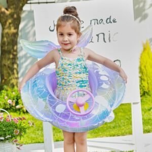 Mermaid Toddler Pool Float for Fun Splashing Summer Days