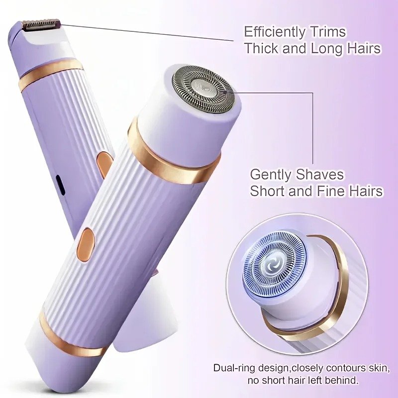 Ladies Electric Razor and Trimmer for Body and Face Care Ladies Electric Razor and Trimmer for Body and Face Care